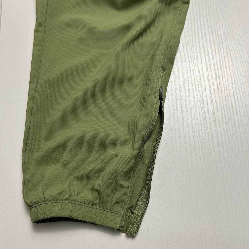 Nike Pants Womens Medium Green Dri-FIT Track Joggers Nike Air Zip Leg Cuff - Picture 6 of 10